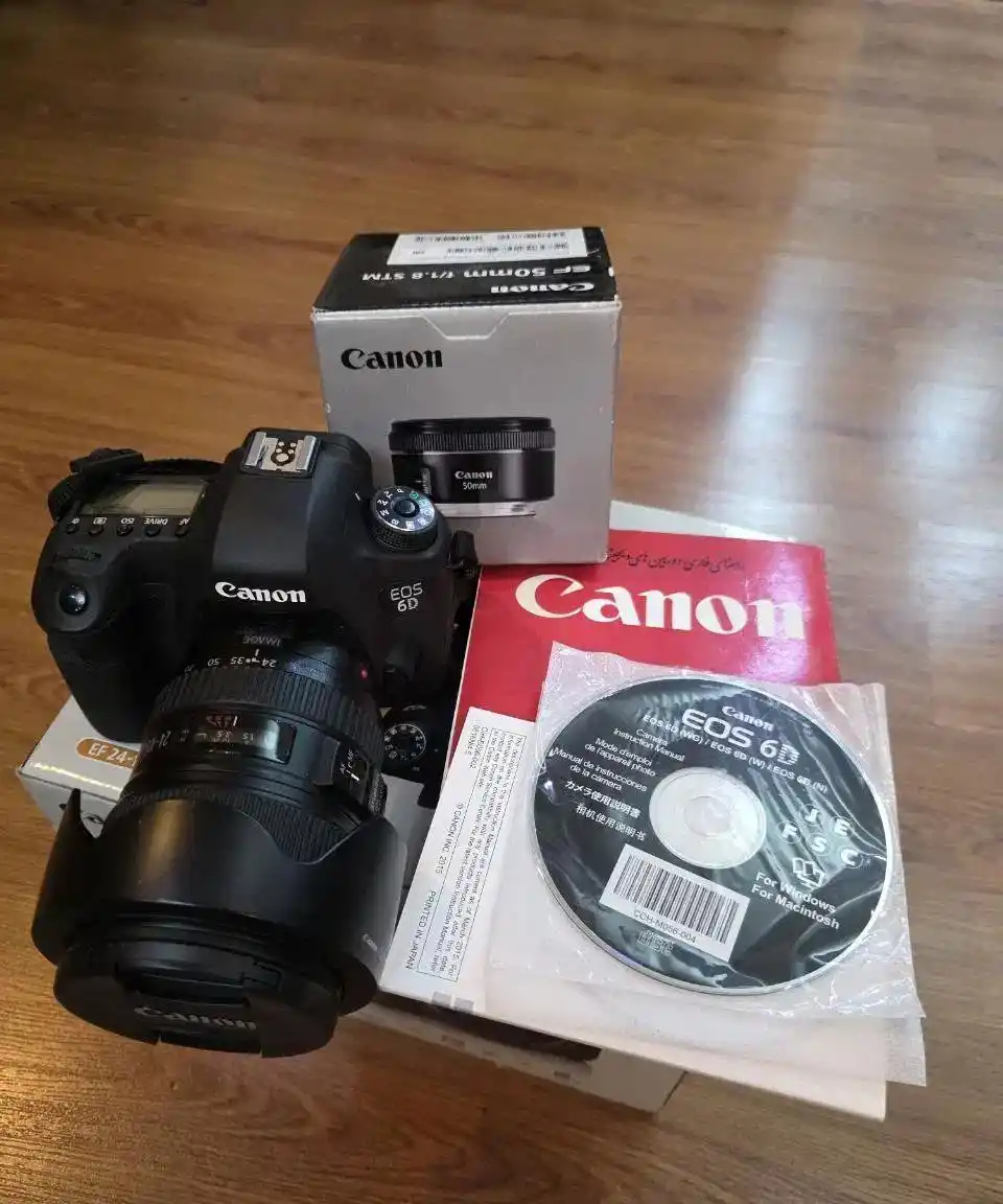 دوربین کنون EOS 6D MARK1 واقعاً مشابه نو دست دو