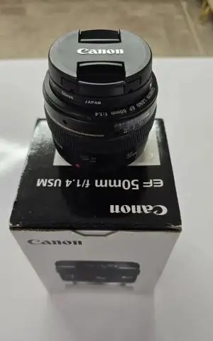 لنز حرفه ای کانن | Canon 50mm F/1.4 USM دست دوم