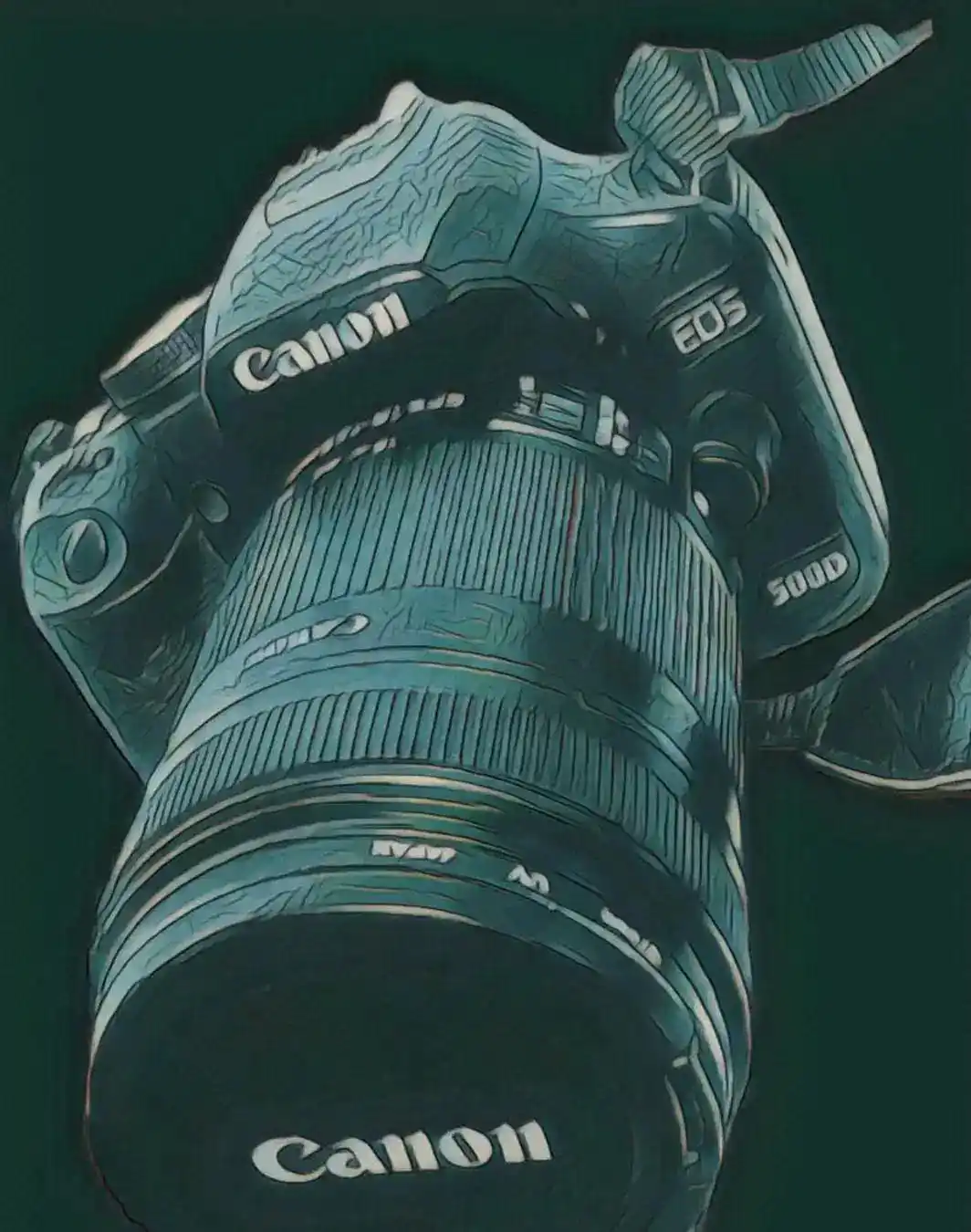 دوربین کانن d500 با لنز 18*135 دست دو