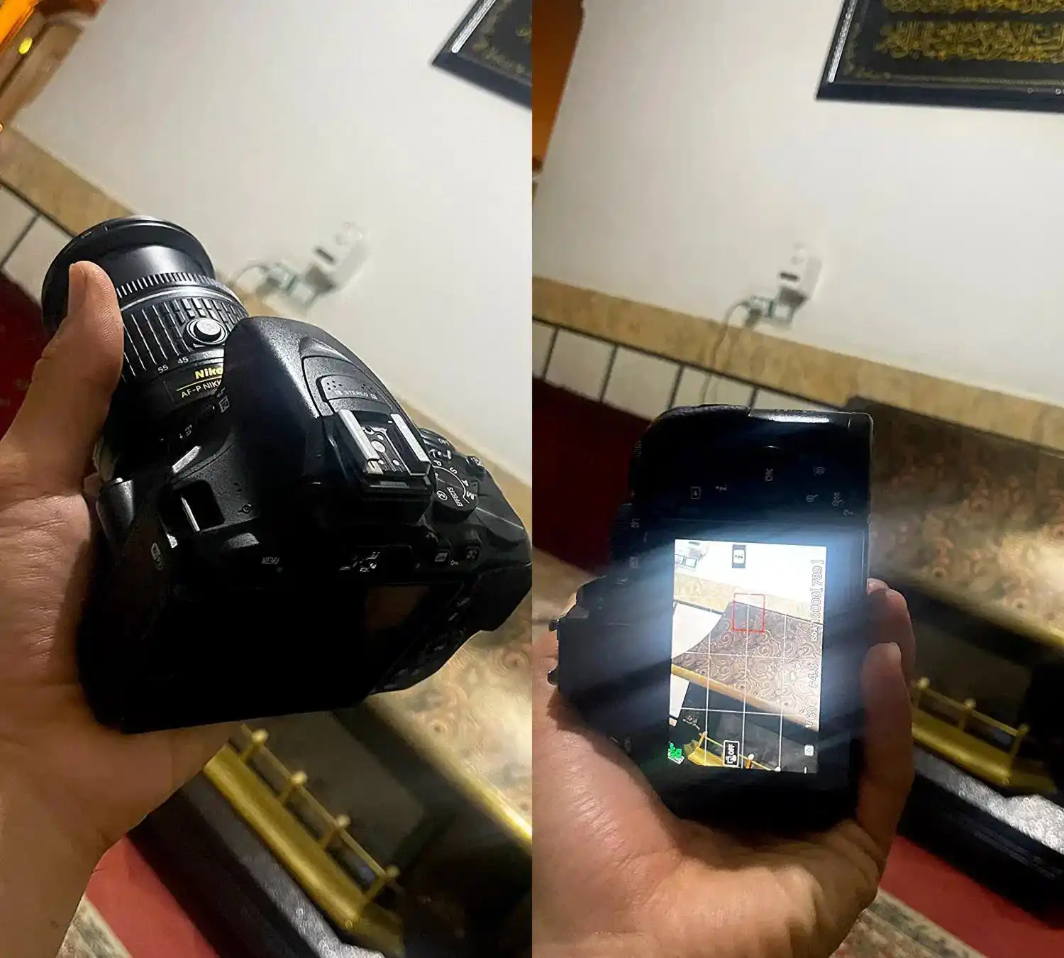 دوربین حرفه ای d5500 دست دو