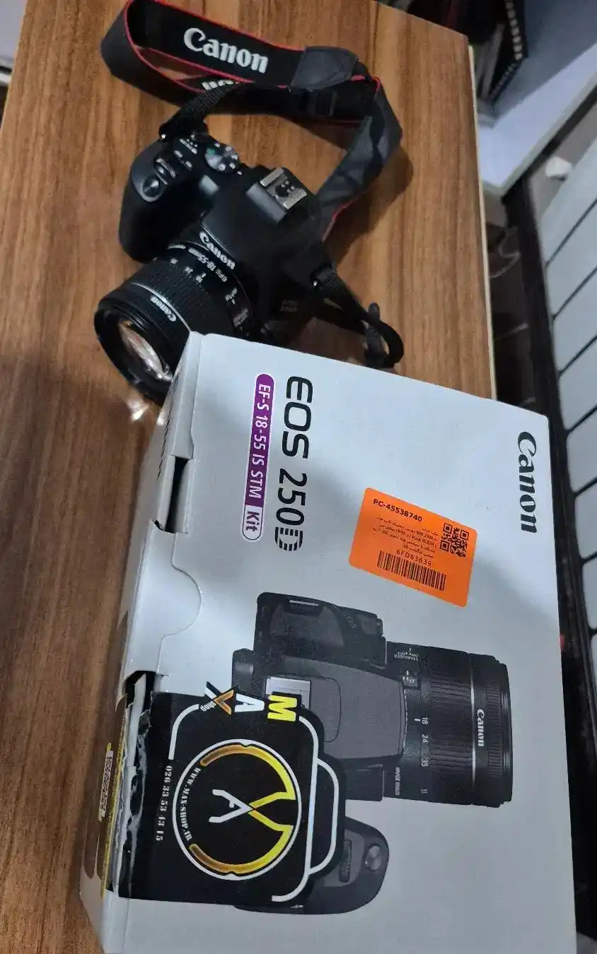 دوربین کانن EOS 250D Kit EF-S 18-55mm IS STM دست دو