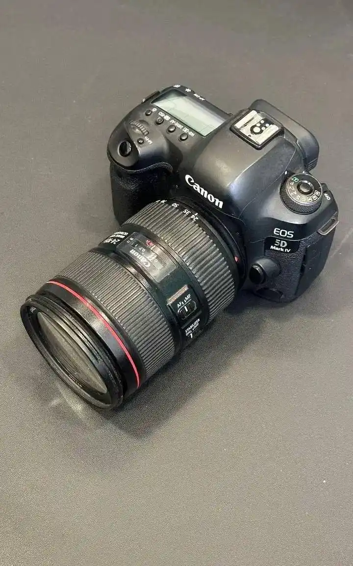 دوربین 5d mark4 با لنز کیت ۵دی دست دو