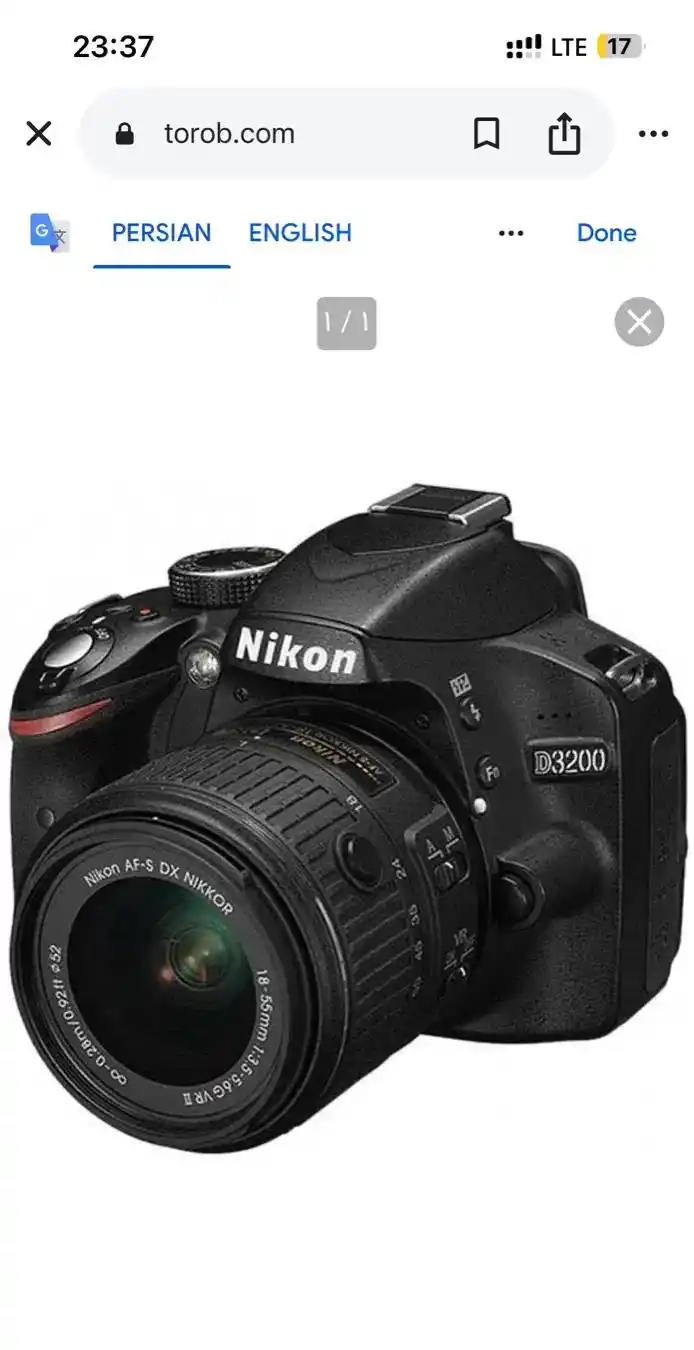 دوربین عکاسی نیکون دست دو