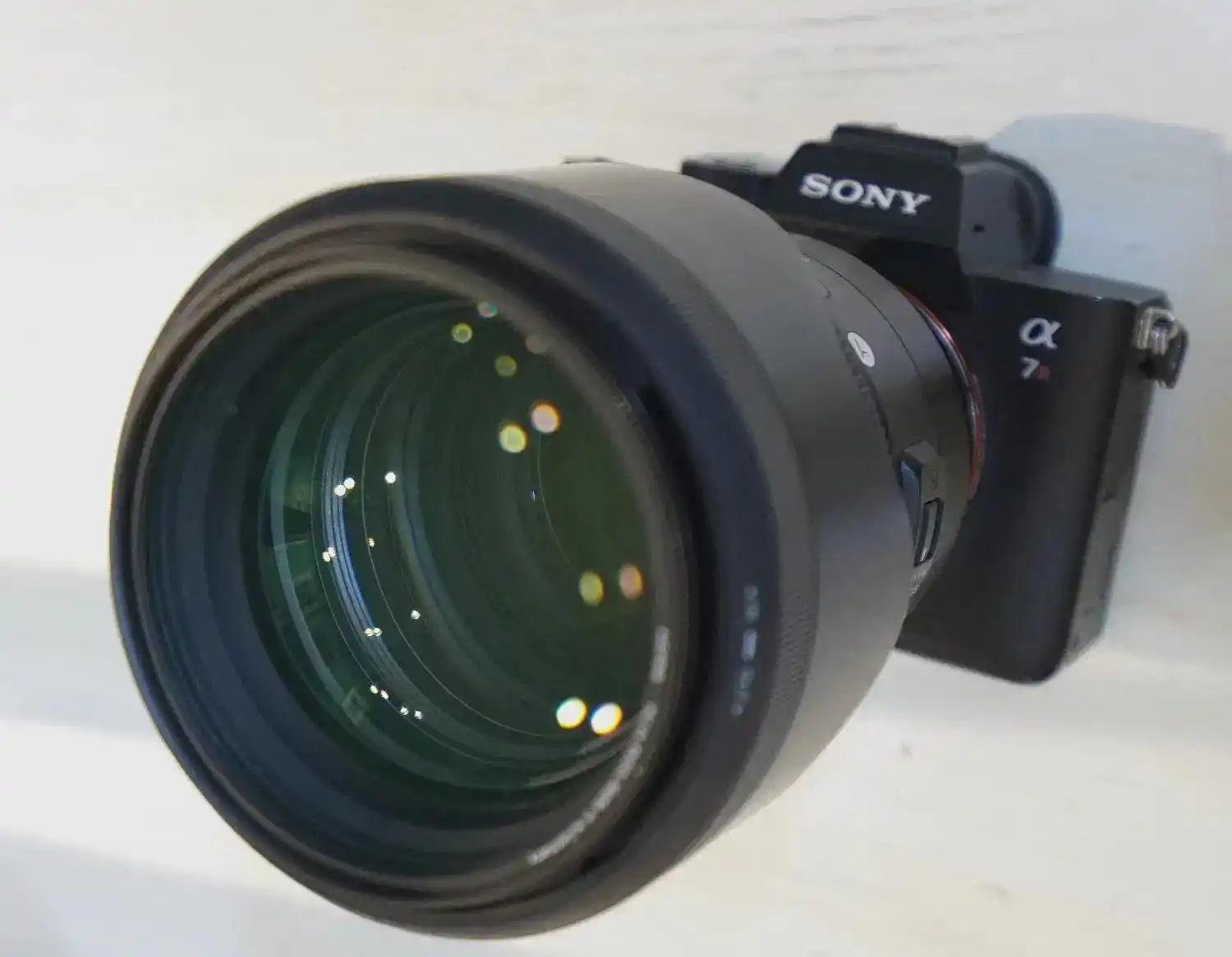 دوربین و لنز سونی sony الفا باکنونrp فلاش گودکس دست دو