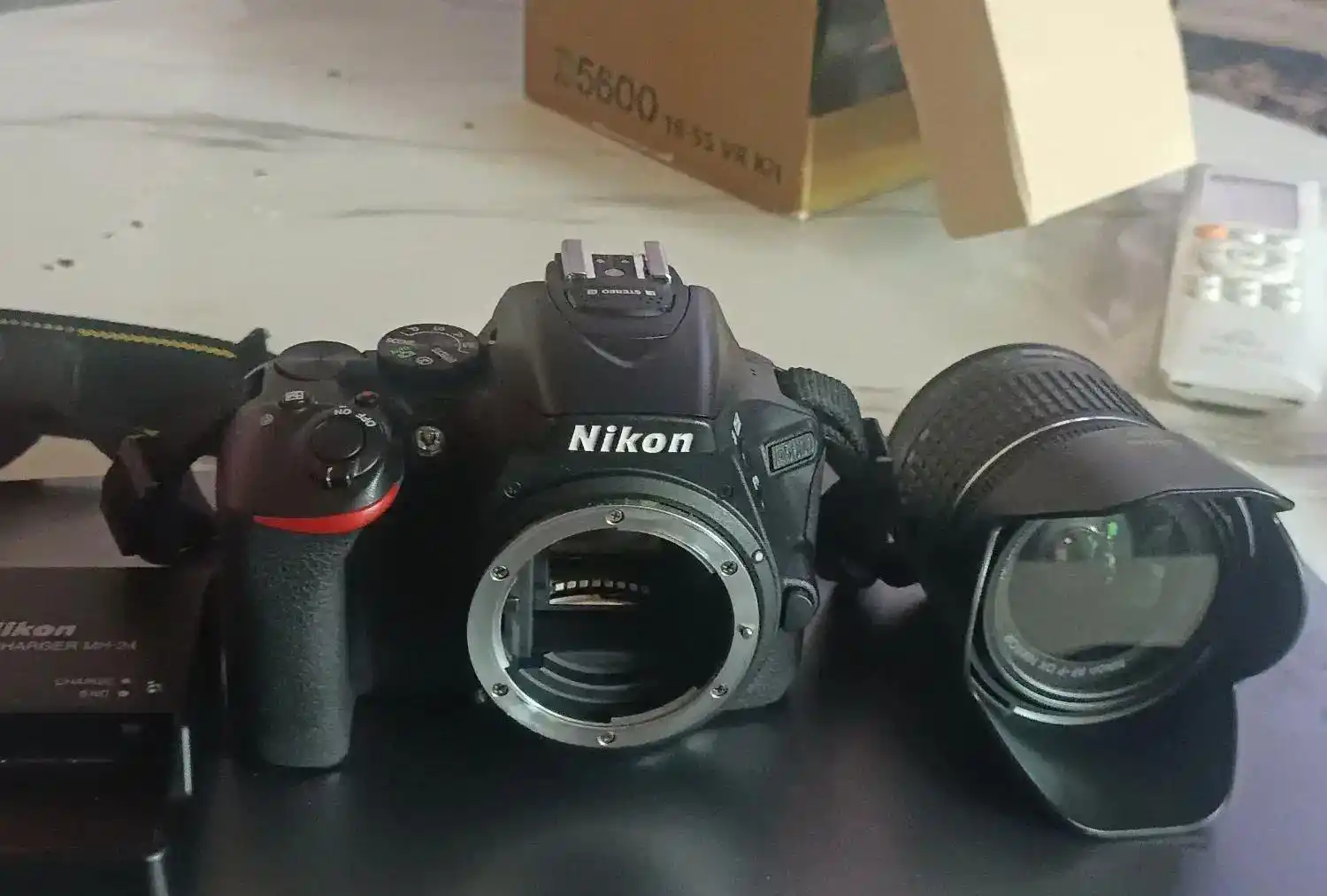 دوربین عکاسی حرفه‌ای Nikon D5600 دست دو