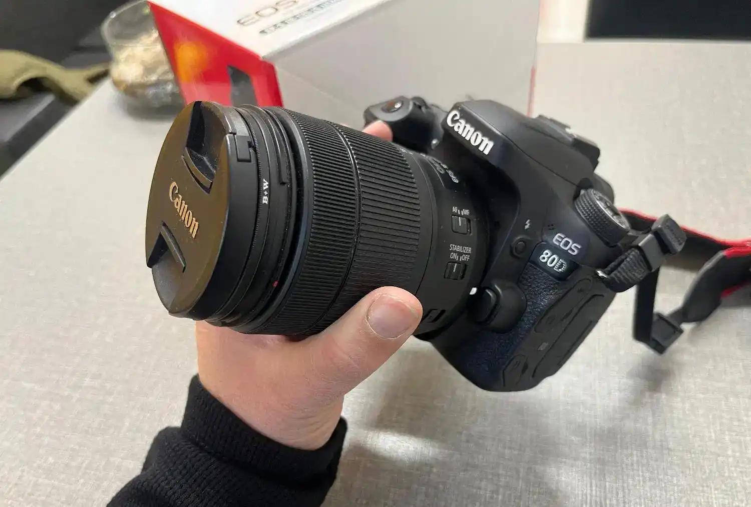 دوربین عکاسی 80D canon مشابه نو دست دو