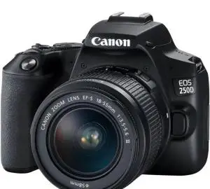 دوربین عکاسی کانن Canon EOS 250D Kit EF-S 18-55 mm f/4-5.6 IS STM دست دوم
