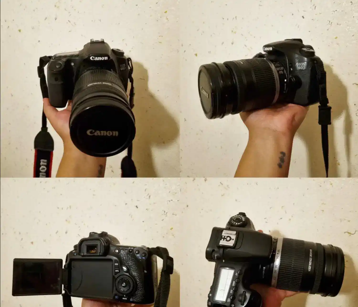 دوربین کنون مدل 60D دست دو