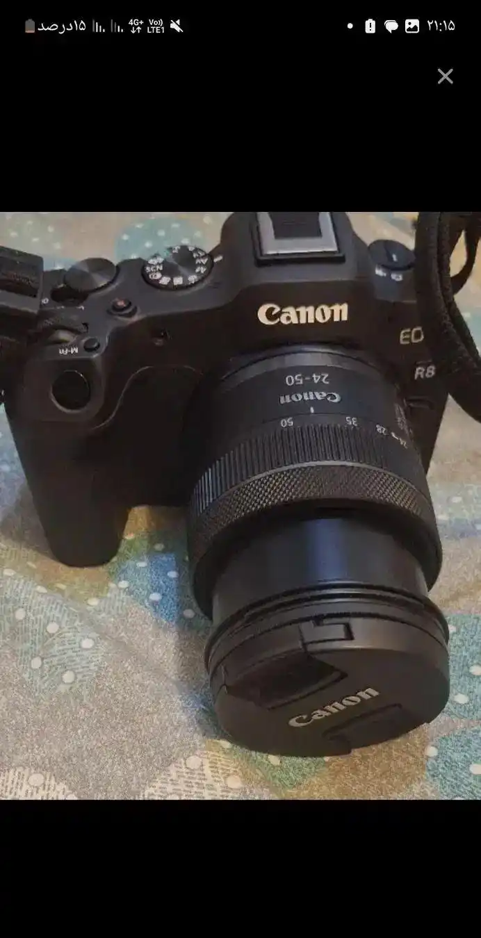 دوربین canon r8 دست دو