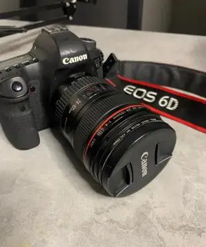 Canon 6D,lens24-105 دست دوم