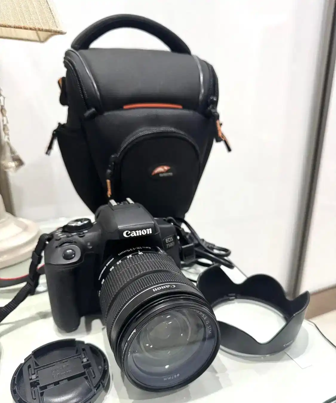 دوربین کنون d750 بهمراه لنز دست دو