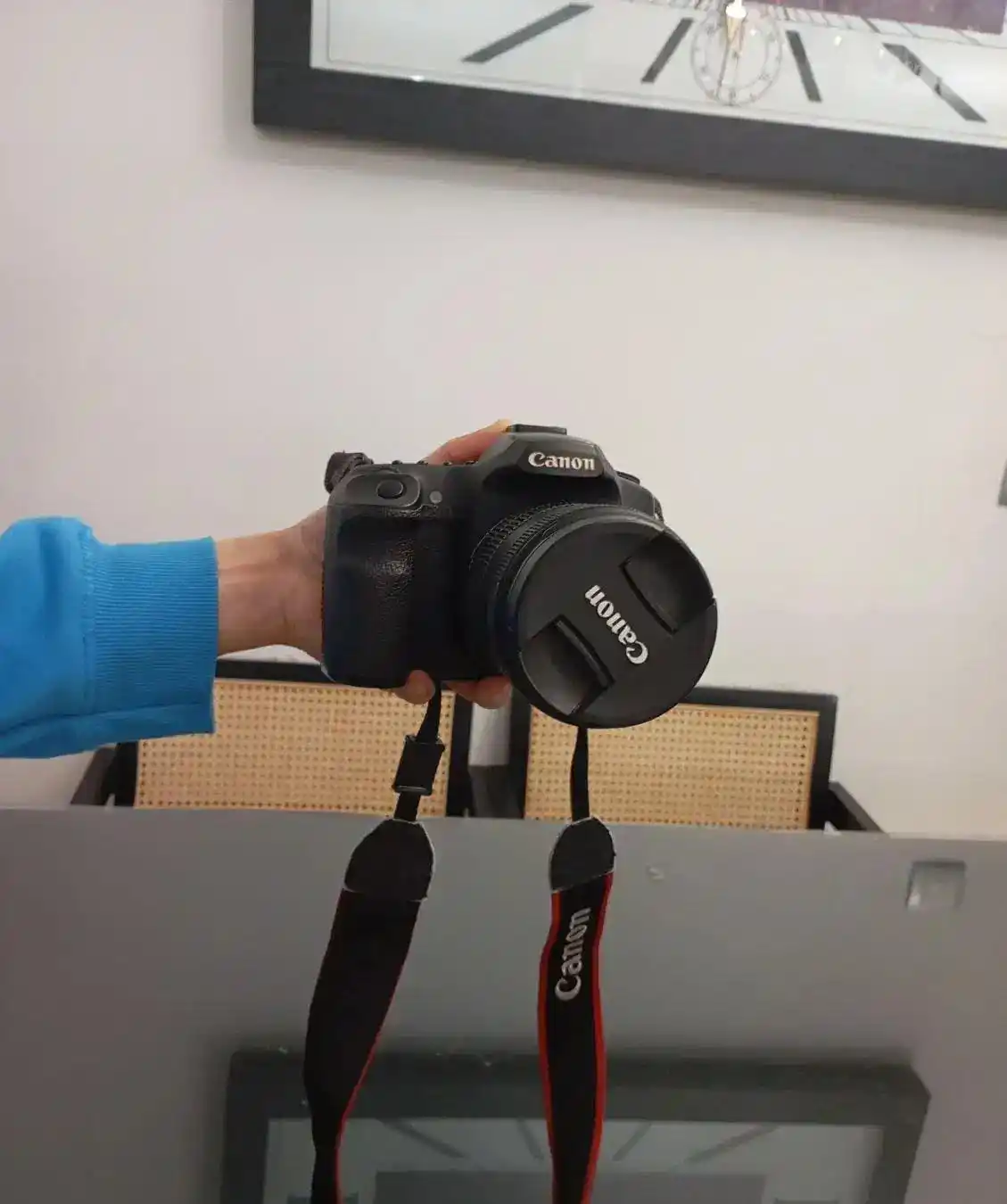دوربین عکاسی حرفه ای cannon 50D دست دو