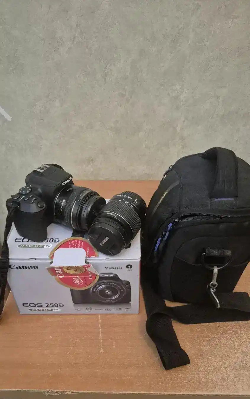 دوربین canon 250 فروش فوری دست دو