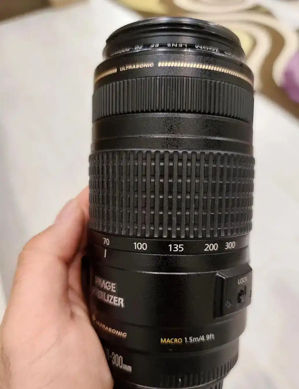 لنز تله‌زوم Canon 70-300mm IS USM سالم دست دو