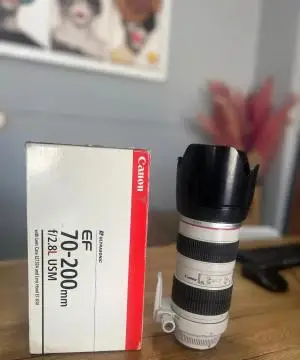 لنز کنون 70 200 تایپ 1 با اف2.8 دست دوم