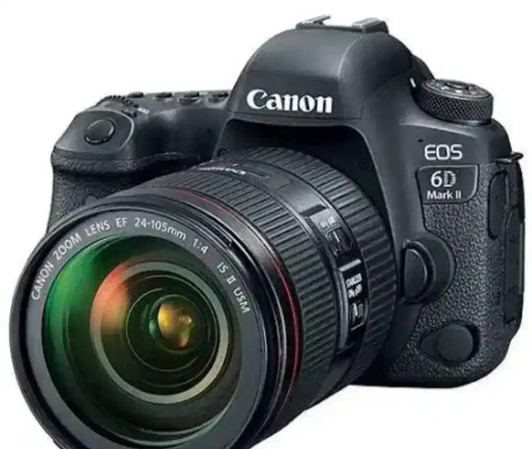 دوربین فول فریم canon 6dmarkii با لنز ۲۴.۱۰۵ دست دو