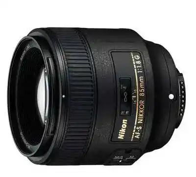 لنز نیکون 85mm nikon دست دو