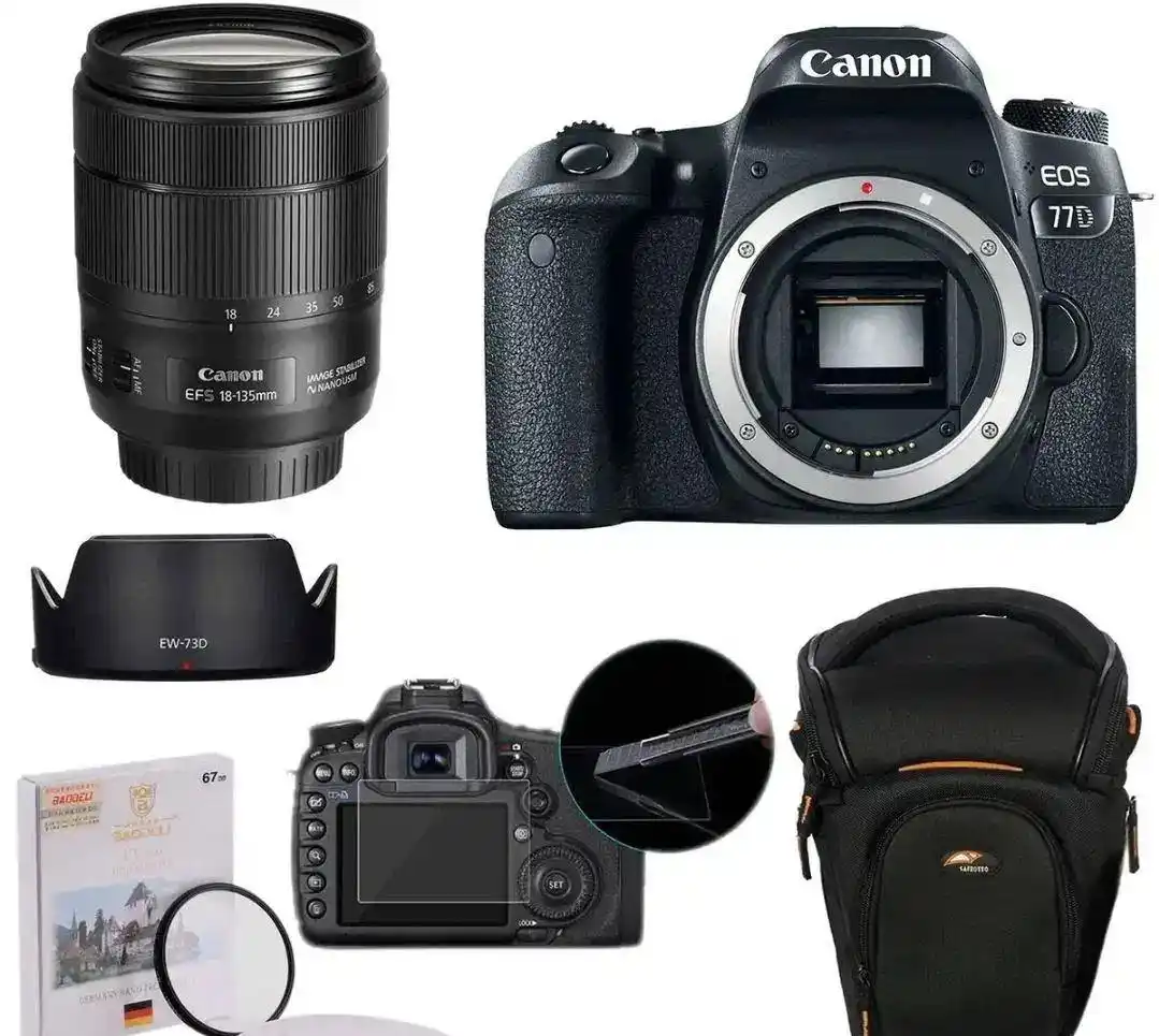 دوربین عکاسی کنون canon 77D دست دو