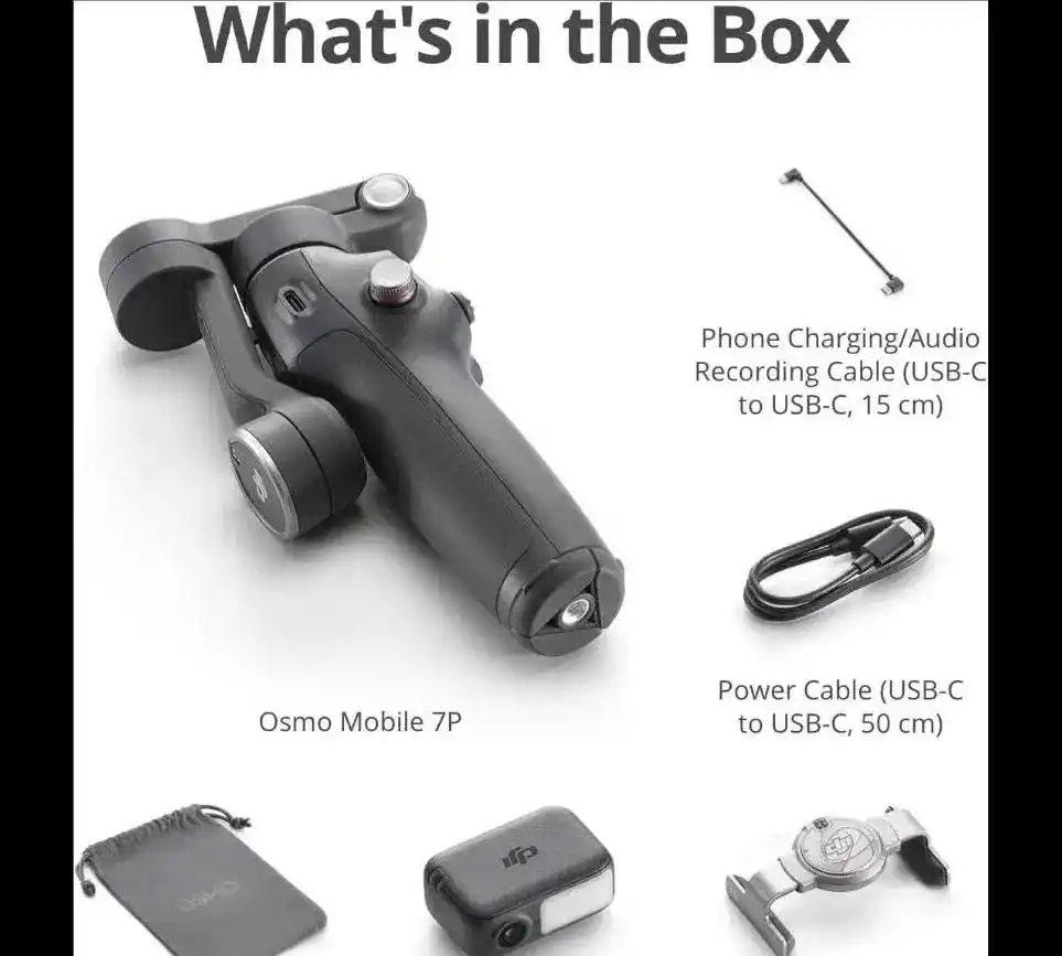 گیمبال dji osmo 7p دست دو