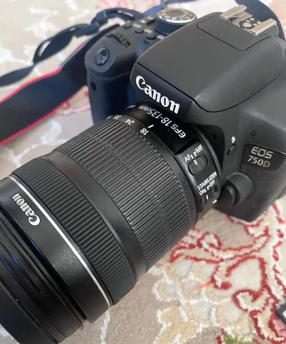 دوربین CANON 750D EOS با لنز ۱۸-۱۳۵ دست دو
