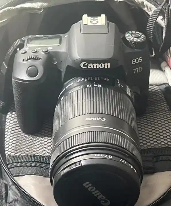 دوربین عکاسی/فیلمبرداری Canon 77D و لنز اوریجینال دست دو