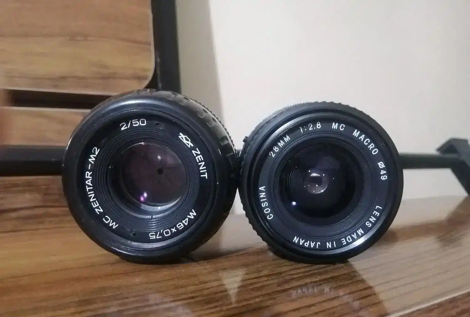 لنز کنون 28mm f2.8 و 50mm f2 دست دو