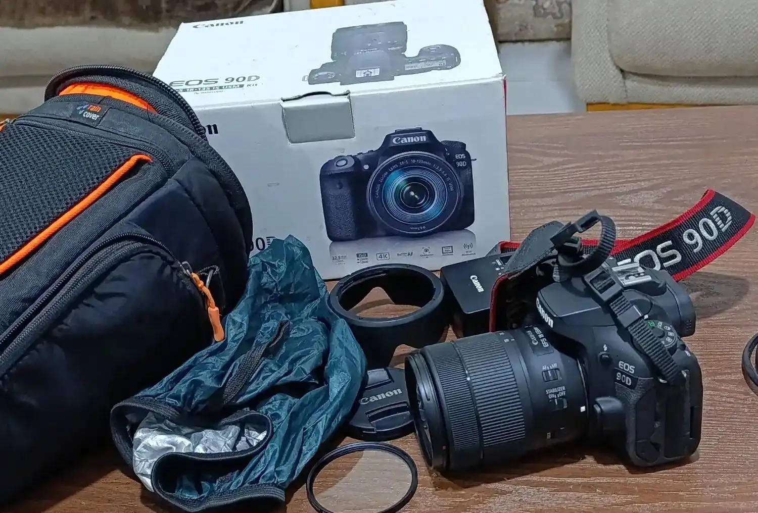 دوربین d90 canon دست دو