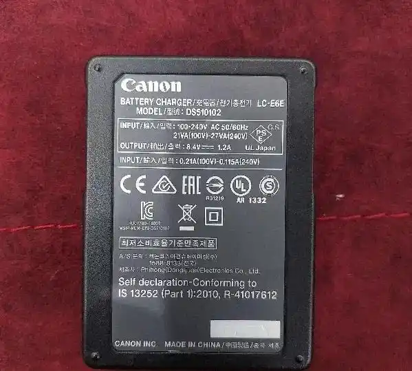شارژر دوربین کنون 5d 6d 7d دست دو