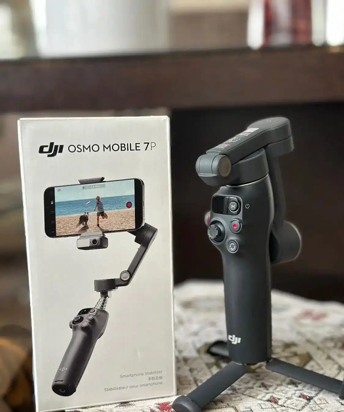 گیمبال osmo 7p /لرزشگیر موبایل دست دو