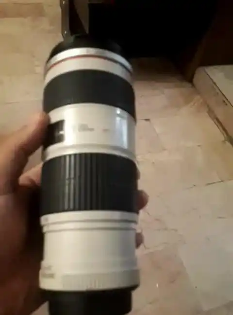 لنز کنون 70 200 تایپ ۱ f 4 دست دو
