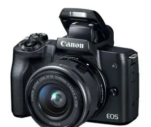 دوربین بدونه آینه کنون M50 مارک یک دست دوم