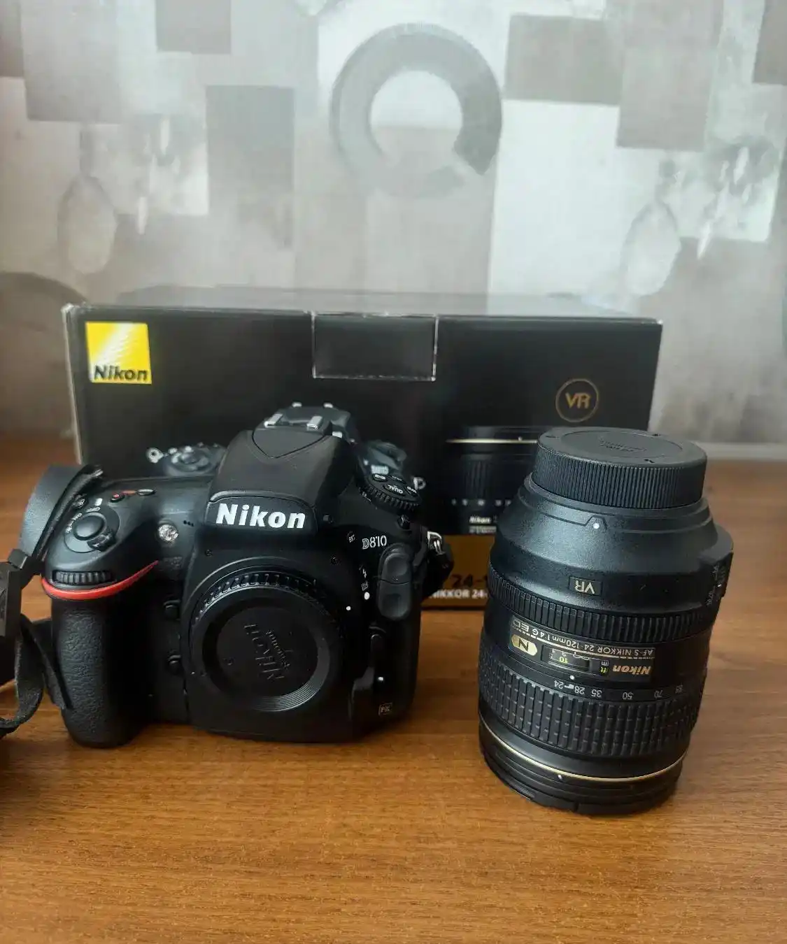 دوربین نیکون d810+لنز ۲۴-۱۲۰ ED دست دو