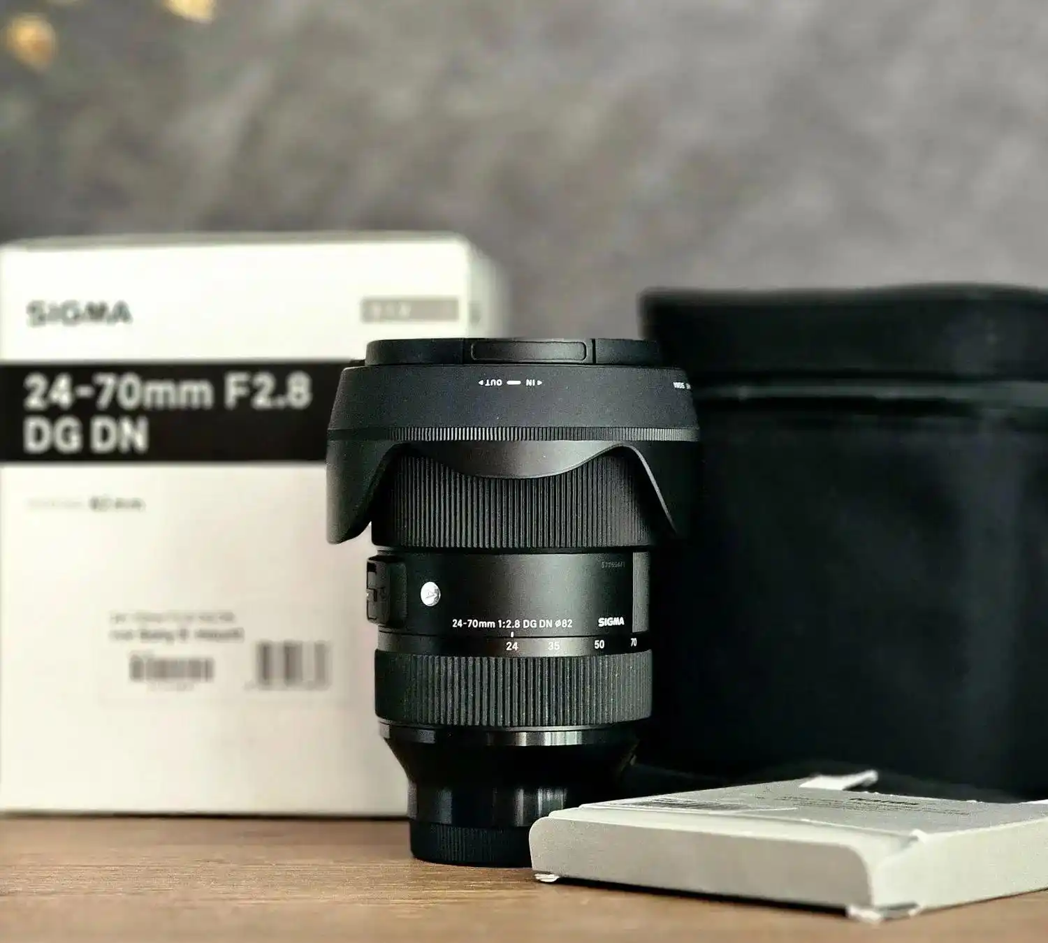 لنز ۷۰ ۲۴ سیگما تایپ ۱ SIGMA F2.8 DG DN دست دو