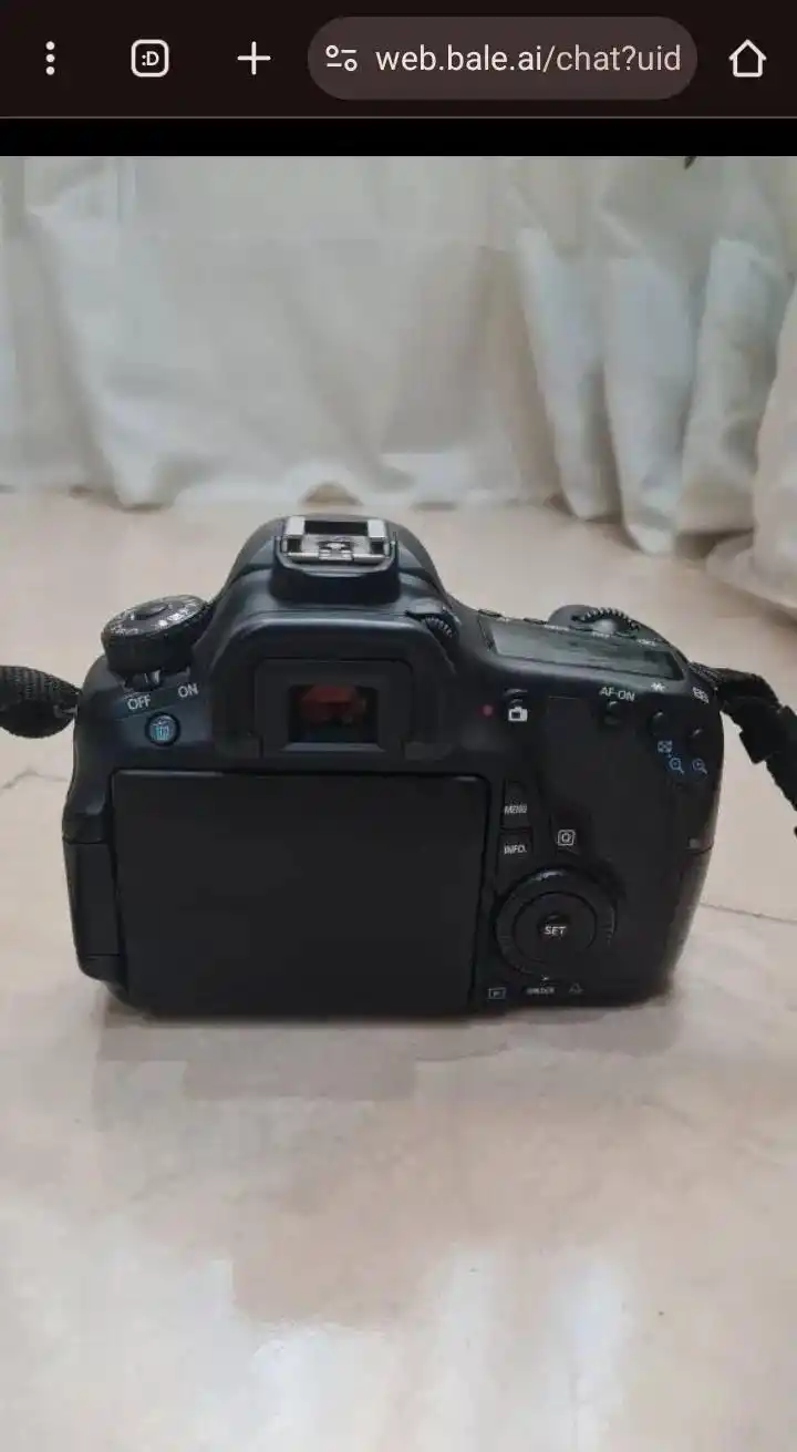 دوربین حرفه ای 60D کانن با لنز زوم دست دو