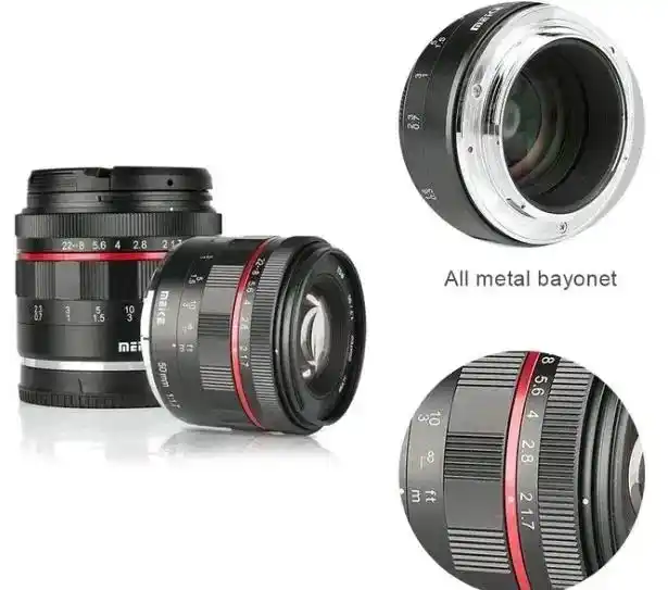 لنز دوربین مایک 50mm F1.7 E-FE دست دو