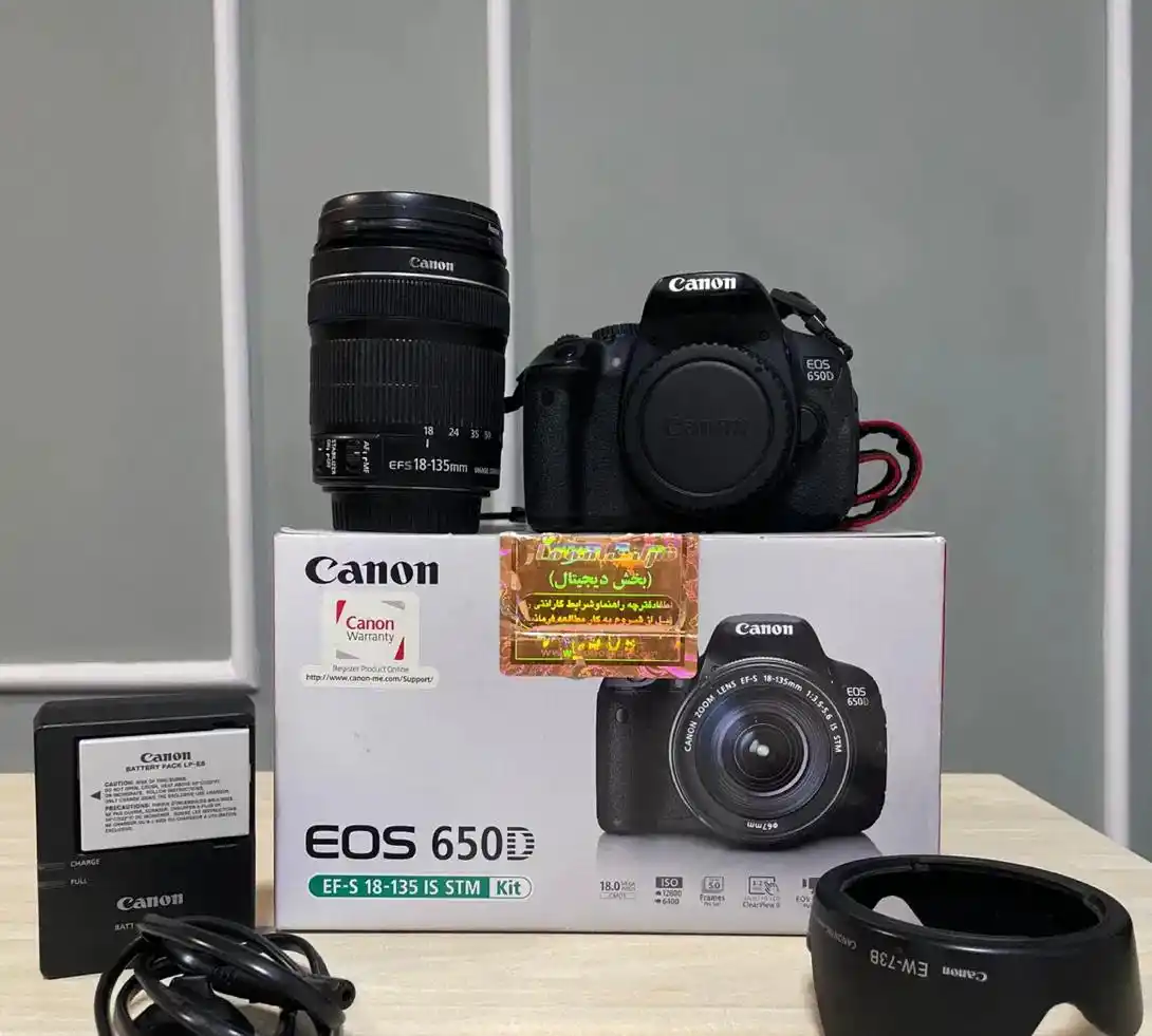 دوربین کانن d650 دست دو