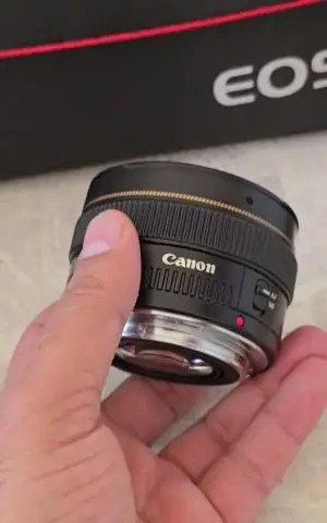 لنز فیکس کنون ef  50mm 1/4 f دست دوم