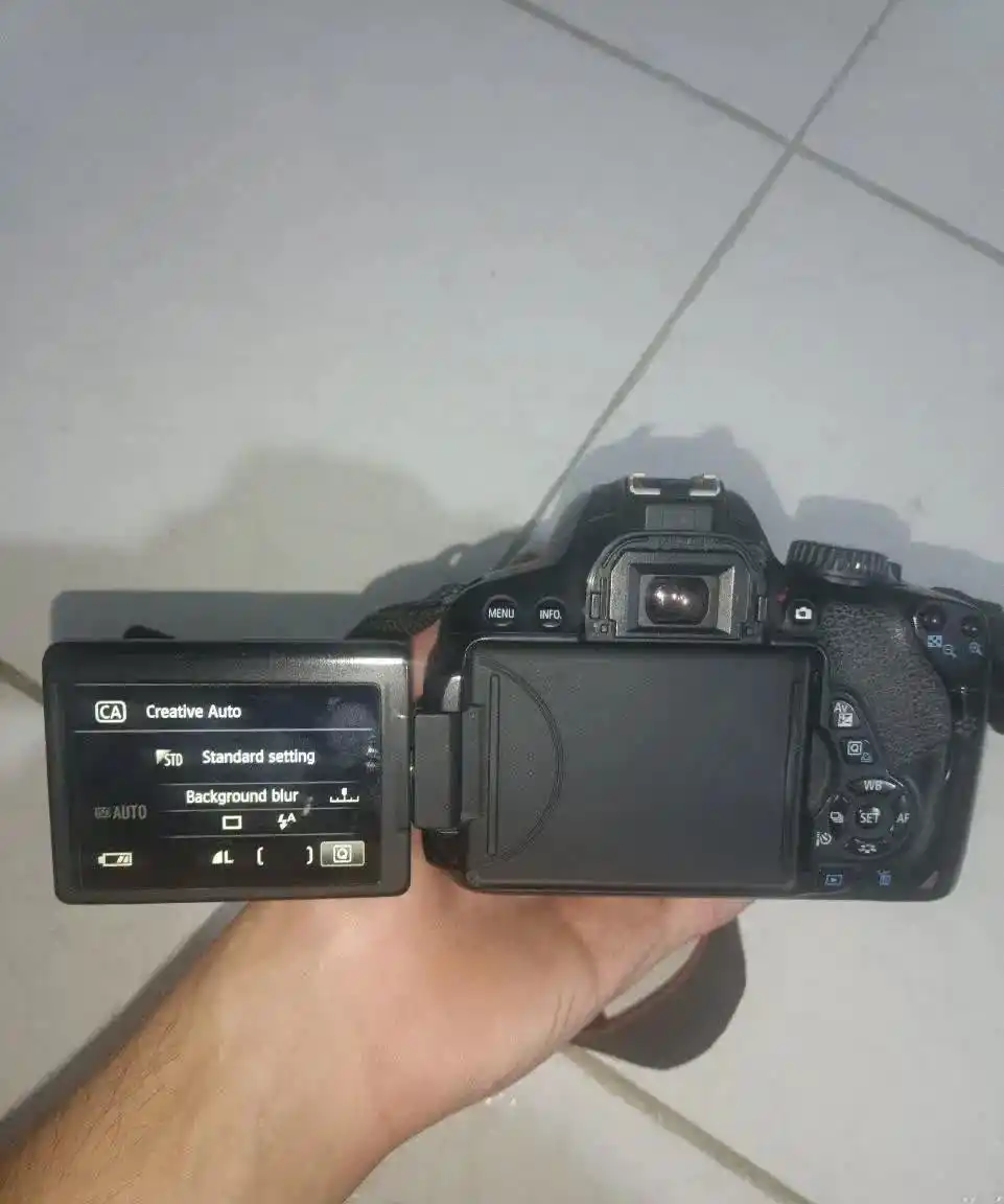 دوربین 650d کانن دست دو