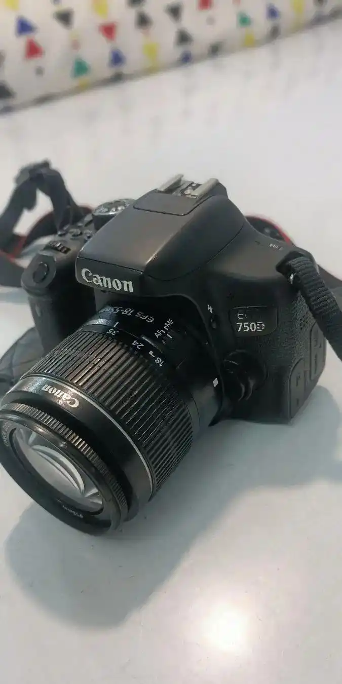 دوربین عکاسی و فیلمبرداری کانن d 750 دست دو