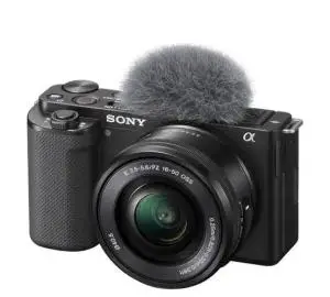 دوربین بدون آینه سونی دست دوم Sony zve10+16-50mm (100شات) دست دوم