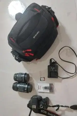 دوربین حرفه ای کنون | Canon 1200D+18-55 دست دوم