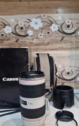 لنز 70 200 کانن f2.8 دست دوم