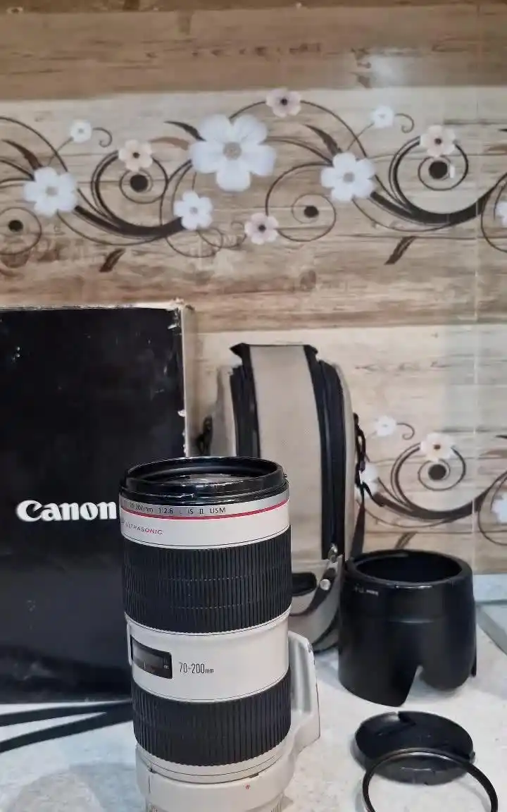 lenz Canon EF 70-200 F2.8L IS II USM دست دو