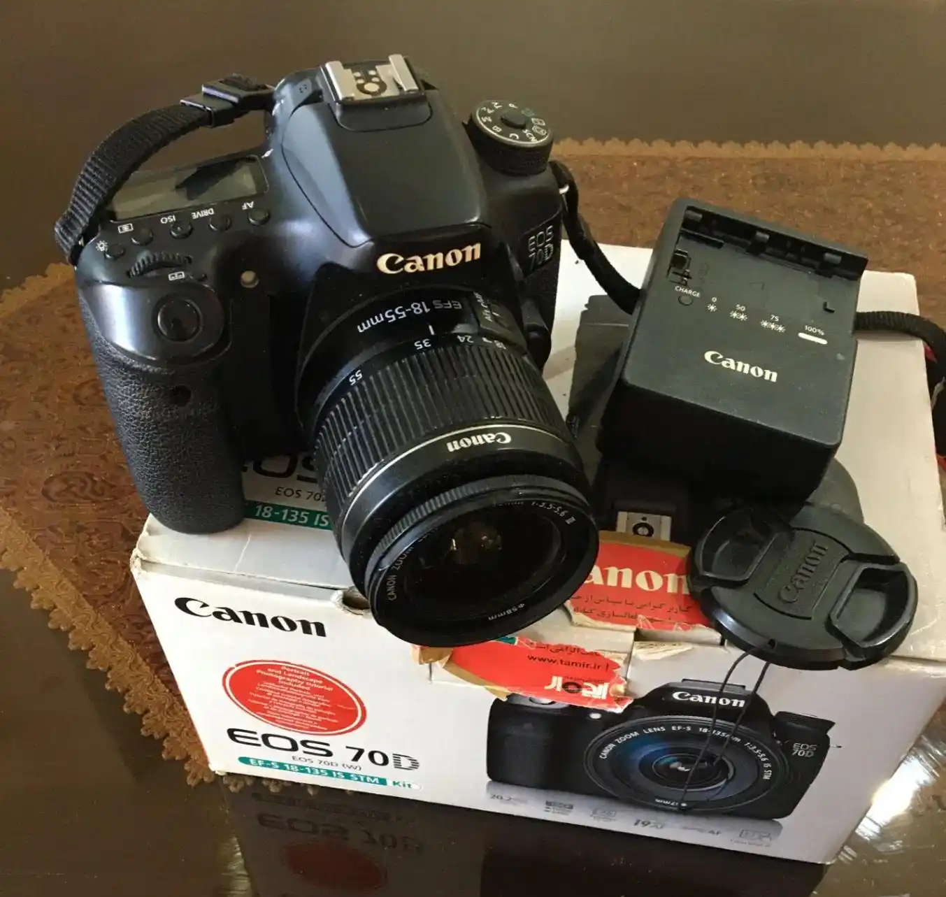 دوربین عکاسی و فیلمبرداری canon 70d دست دو