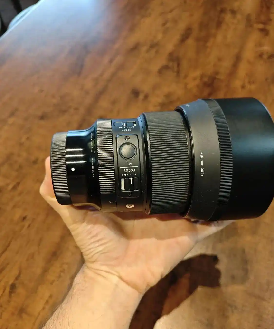 Sigma 85mm f1.4 DG DN Sony لنز سیگما ۸۵ سونی دست دو