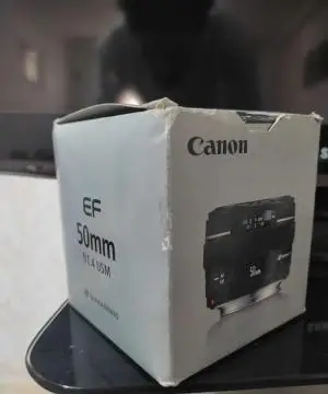لنز کنون Canon 50 mm f1.4 USM نو اپن باکس دست دوم