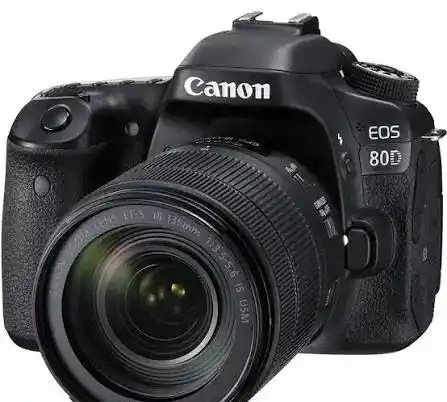 دوربین کنون 80d به همراه لنز دست دو