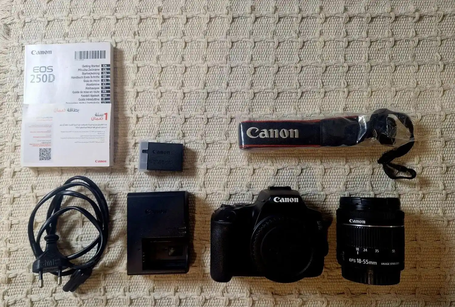 فروش Canon EOS 250D در حد نو دست دو