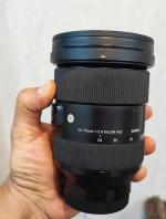 لنز سیگما Art 24-70mm f/2.8 DG OS HSM برای کانن دست دوم