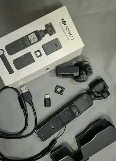 دوربین فیلم‌برداری (4k) DJI Osmo Pocket 2 Combo دست دو